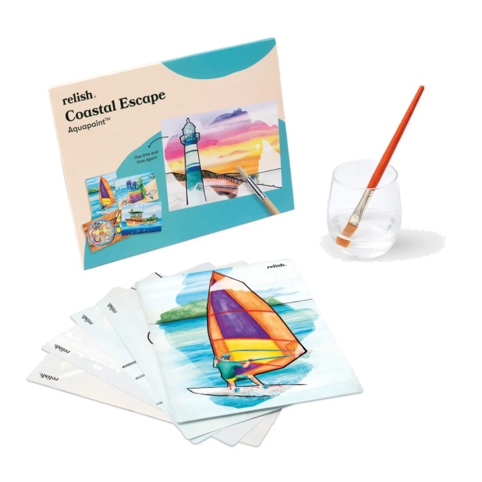 Aquapaint malowanie wodą dla seniora zestaw 5 obrazków